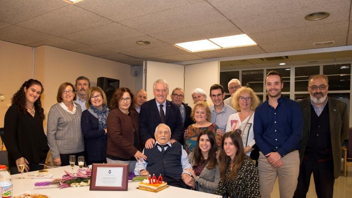 Homenatge Ramon Porqueras pels seus 100 anys