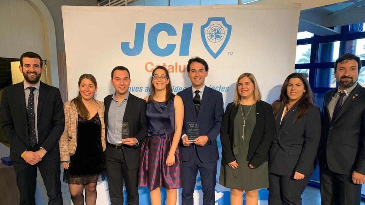 Dos de las candidaturas de la JCI Reus, galardonadas en los Premios TOYP 2019