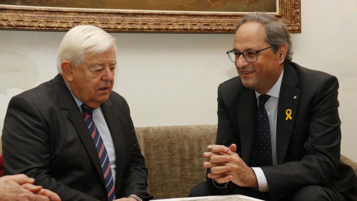 Torra, sobre la Constitución: «Se ha convertido en una jaula y una prisión para|por muchos catalanes»