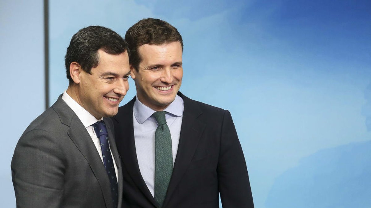 Pablo Casado, PP, Juanma Moreno