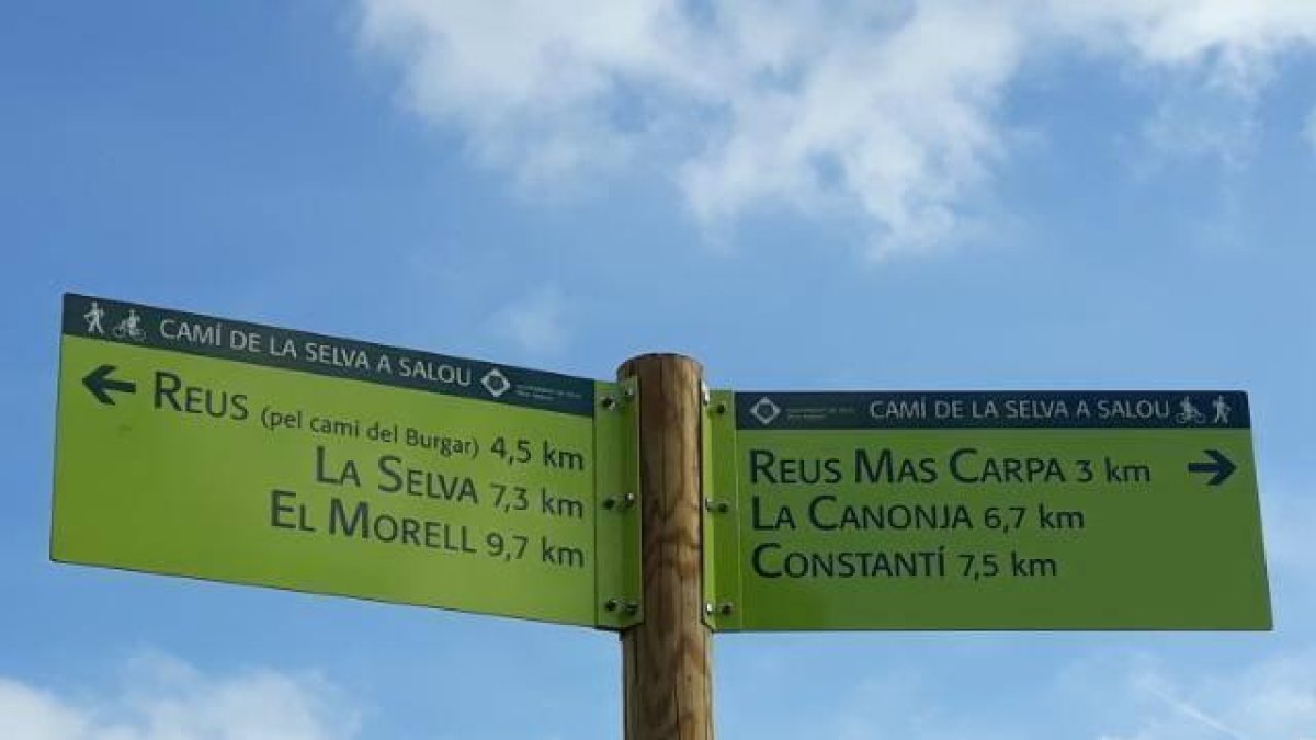 Se hace realidad la mejora de la señalización de los caminos del término municipal de Reus