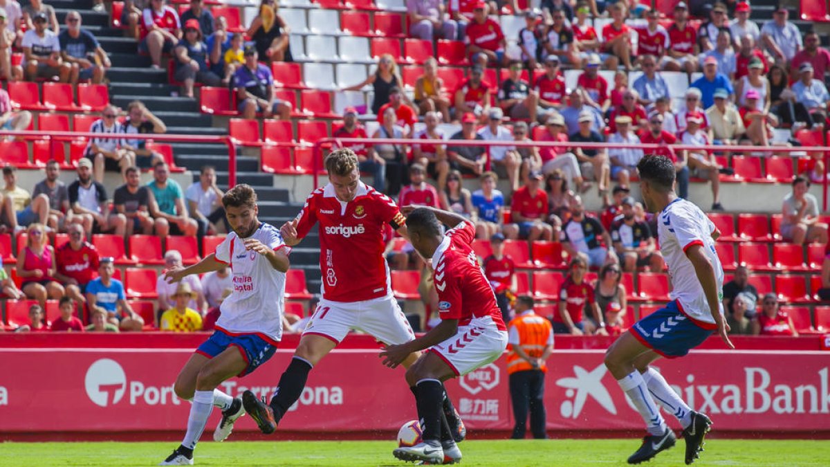 El Nàstic, el que menos chuta de Segunda