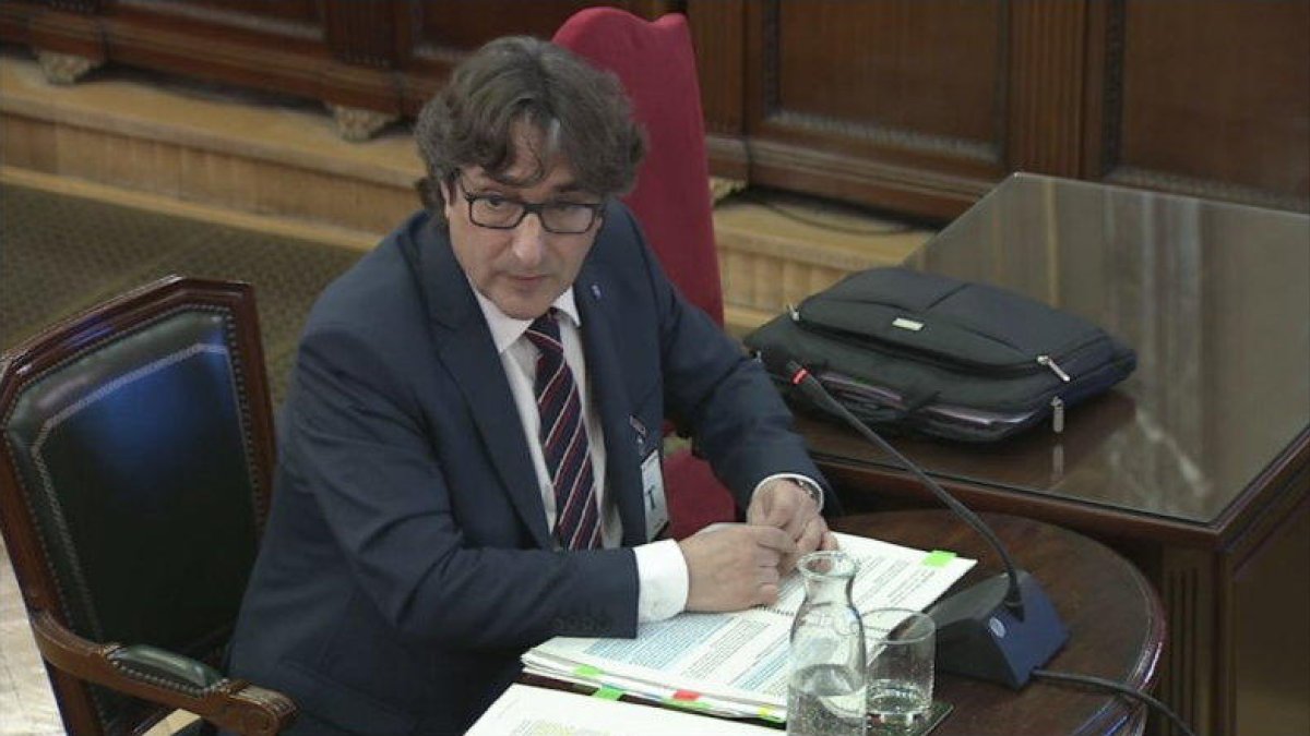 secretario de la mesa, David Pérez, juicio 1-O