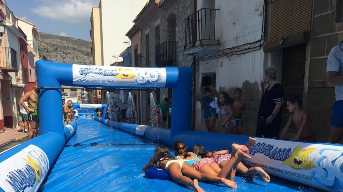 Altafulla instalará un tobogán de agua de 75 metros por la Fiesta Mayor Pequeña
