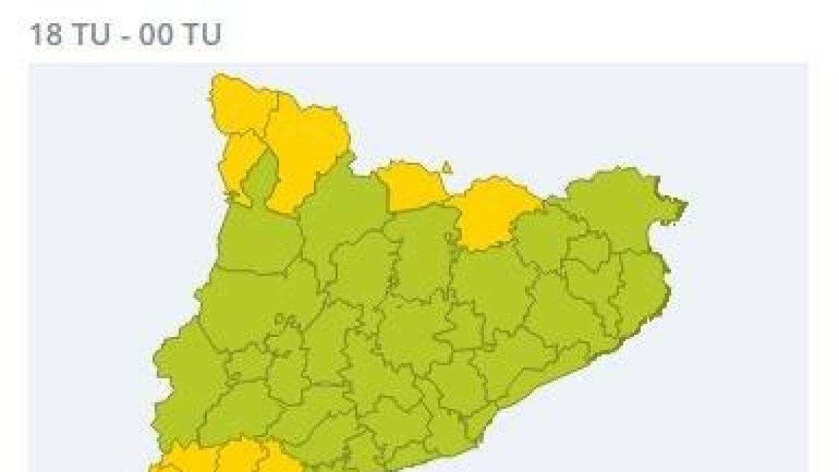 Protección Civil activa la prealerta Ventacat en el prelitoral de Tarragona y el Ebro