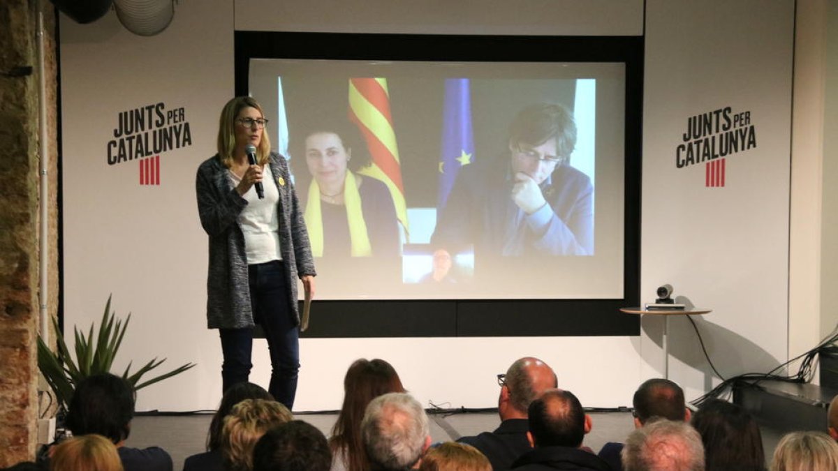 Puigdemont celebra la primera victoria judicial en «campo contrario» y pide pasar de «elegible» a «elegido»
