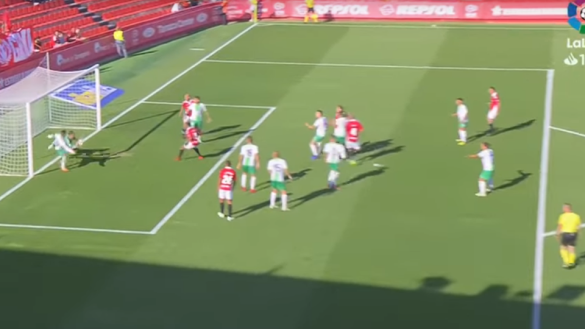 Una imagen del Nàstic-Extremadura