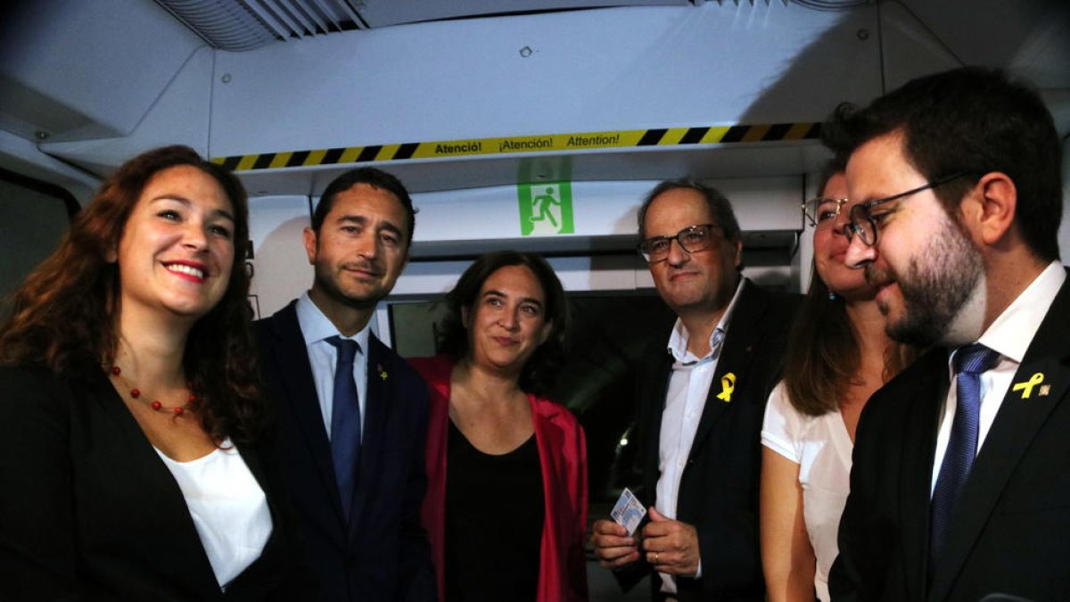 Torra: «No necessitem que ens enviïn tants policies antidisturbis, sinó més infraestructures, transports i mobilitat»
