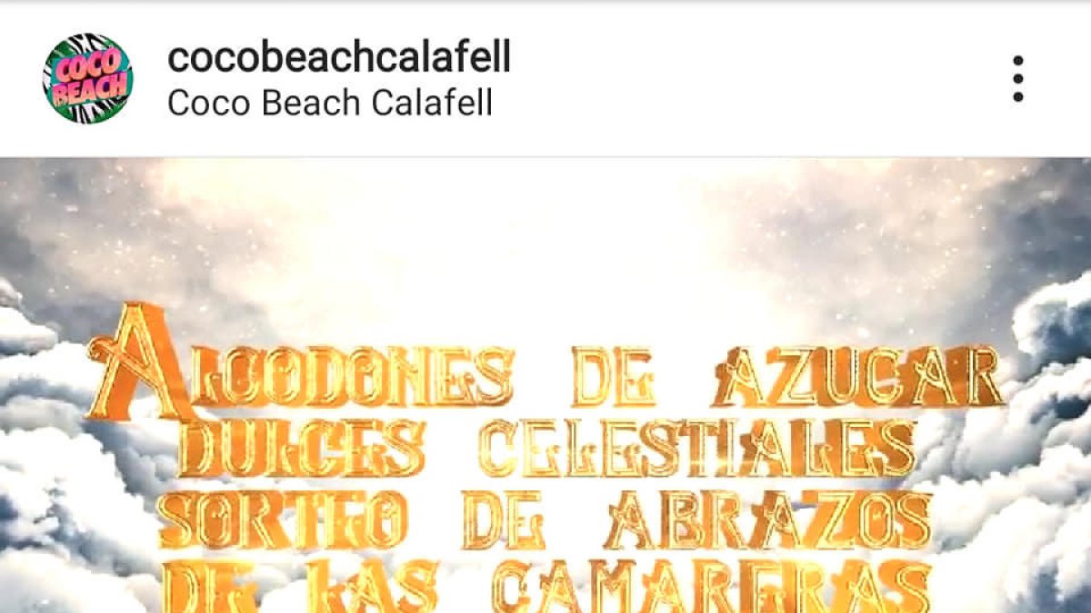 La Malva denuncia la «publicidad sexista» de un local de Calafell para promocionar una fiesta