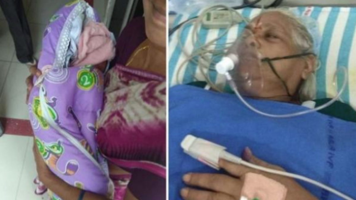 Una dona de 73 anys dona llum a dues bessones