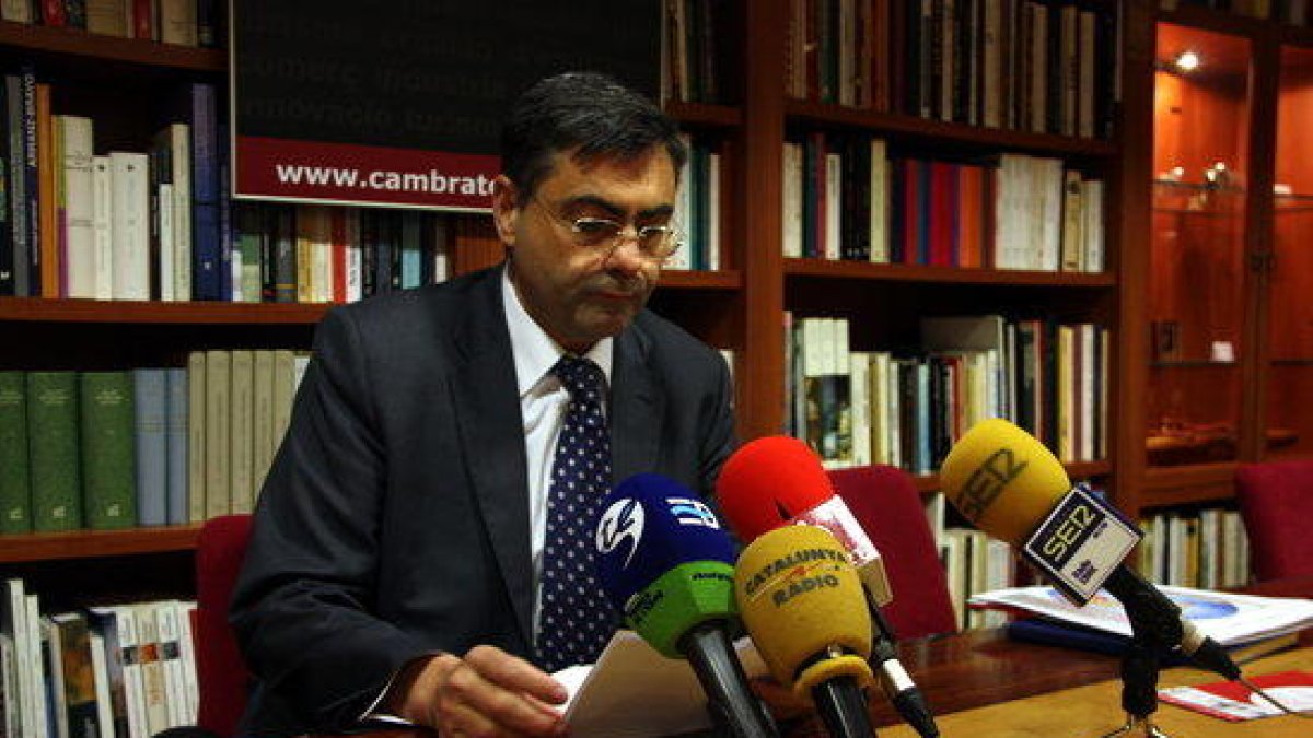 imatge d'arxiu del president de la Cambra de Comerç de Tortosa, José Maria Chavarria.