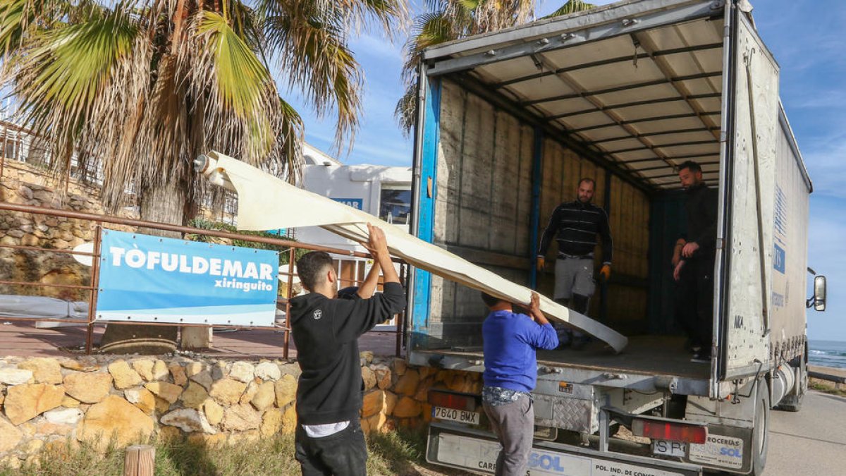 El Tòful de Mar empieza a vaciarse y el viernes se entregarán las llaves