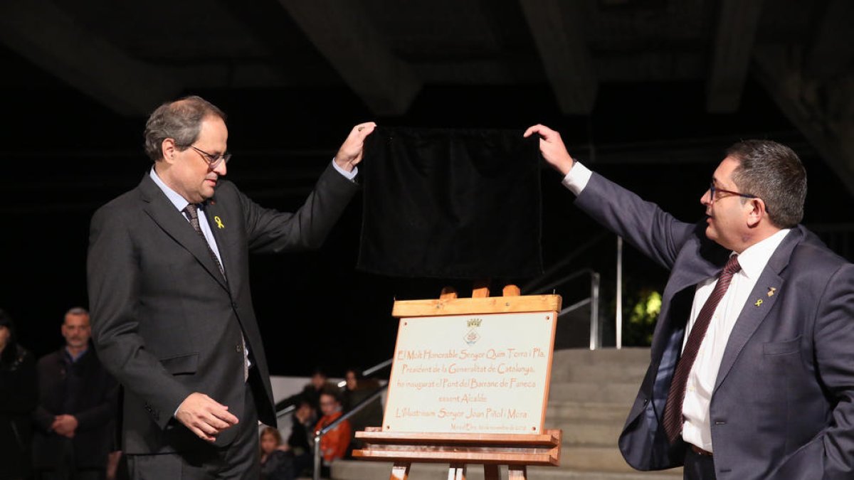 Torra: «Si llegan sentencias que no son de absolución nos encaramos con toda la determinación del 1-0 y la fuerza del 3-0»