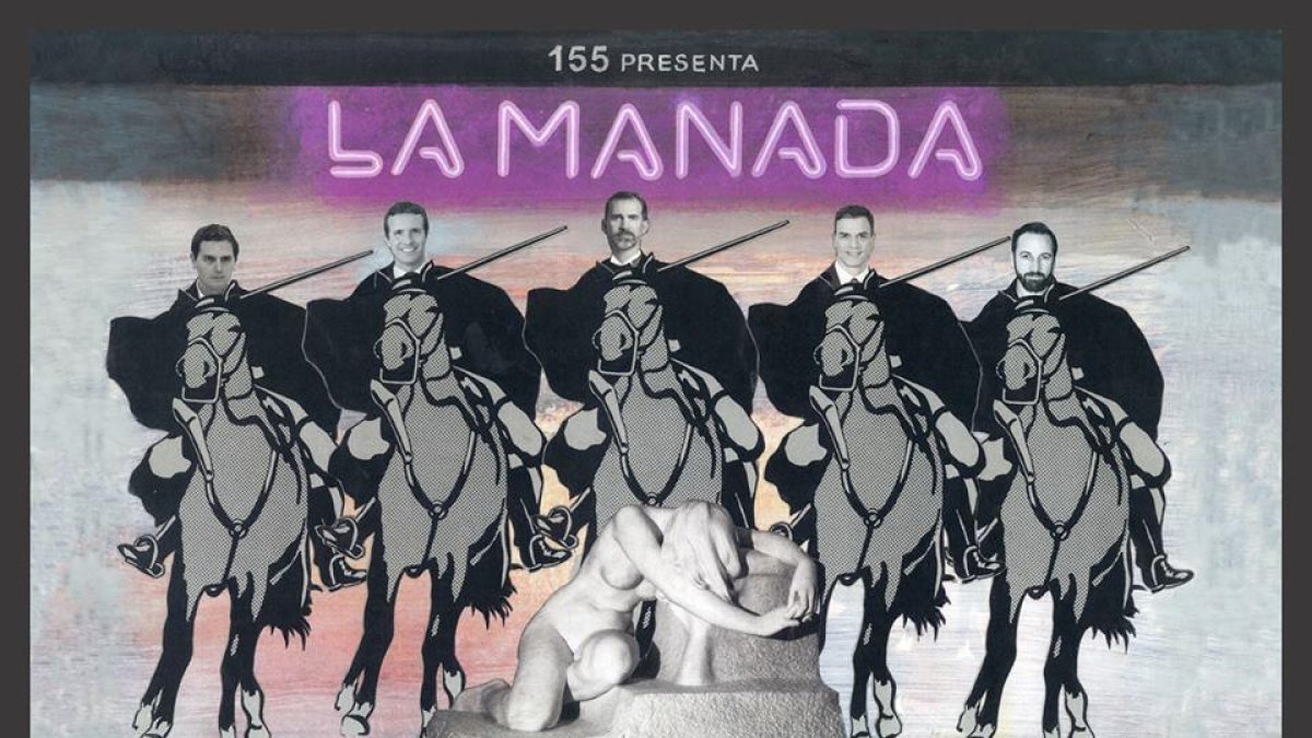 El alcalde de Olot dice que el mural 'La Mandada' con políticos y el rey se inscribe en la libertad de expresión