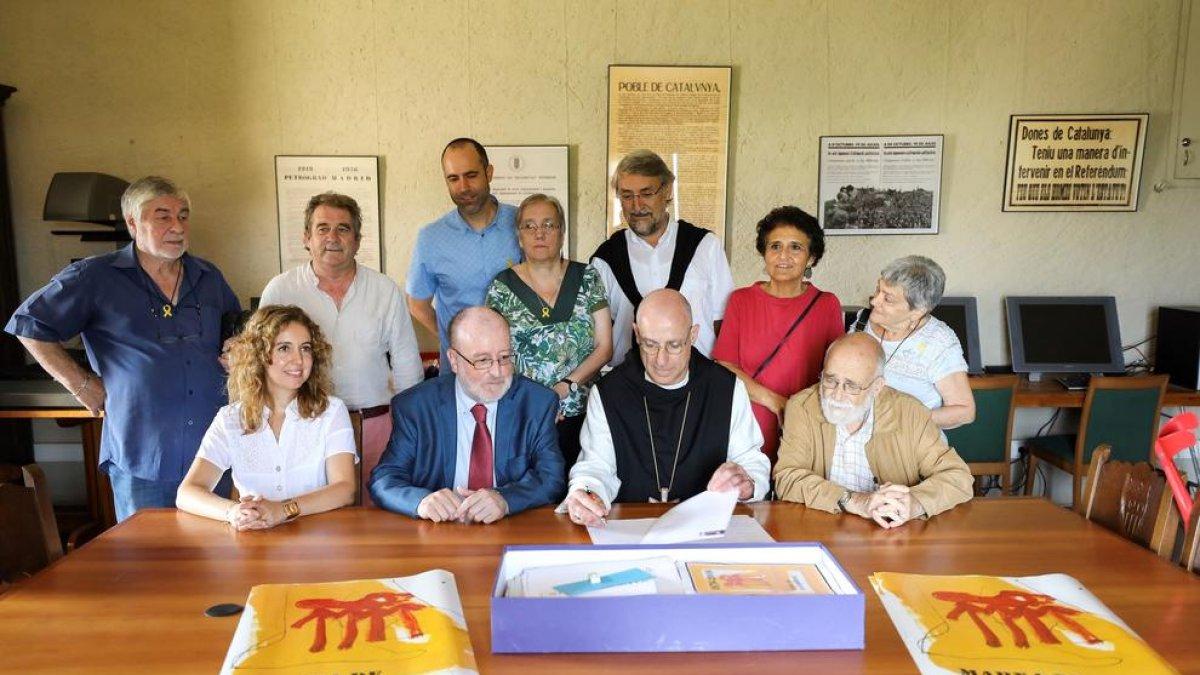 La Marxa per a la llibertat de 1976 dóna els seus fons a l'arxiu Tarradellas