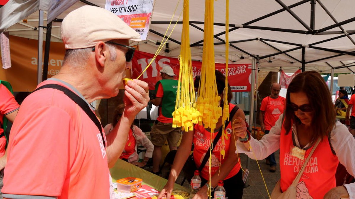 Castillos, gigantes, bailes de bastones y actividades populares amenizan la manifestación de la Festividad