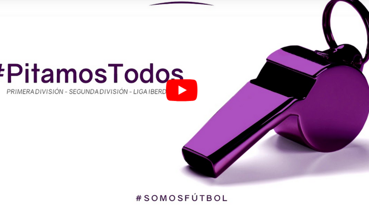 Los colegiados de Primera y Segunda División arbitran con silbatos lila este fin de semana