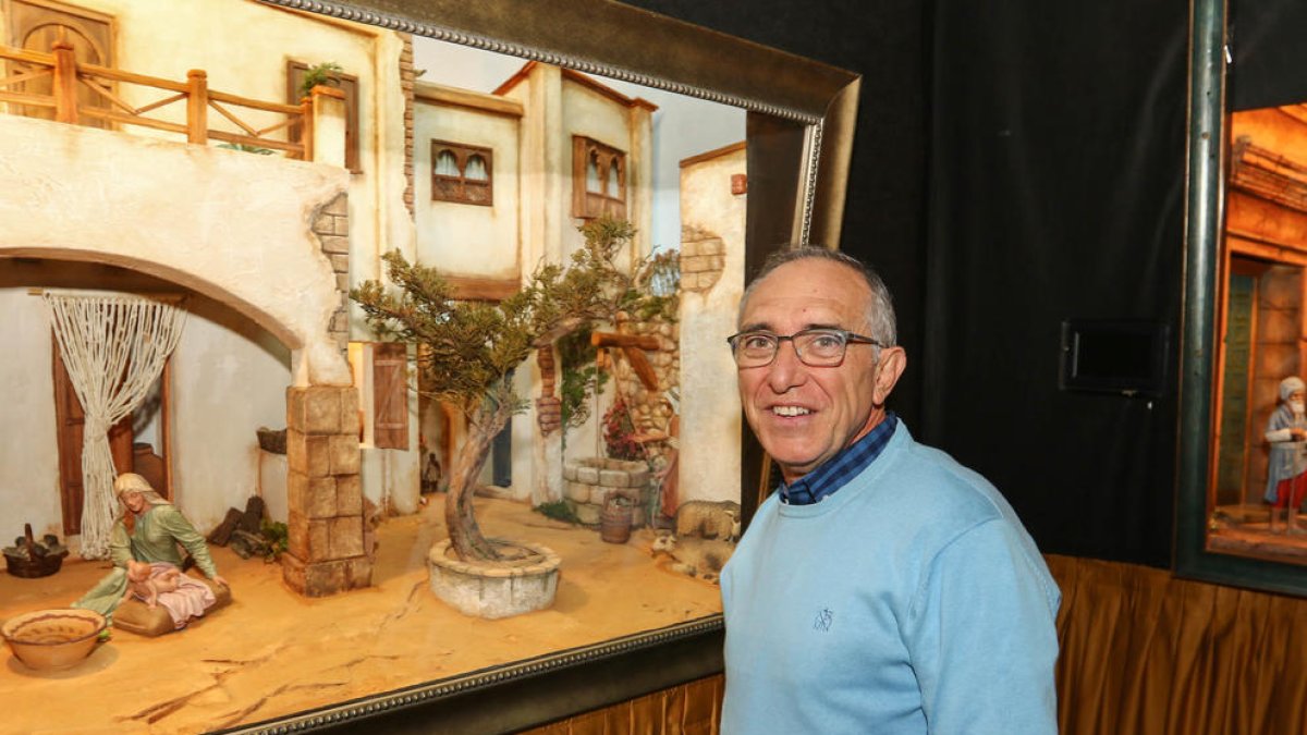 «Este año hemos sido invitados a poner el belén|pesebre del Monasterio de Montserrat»