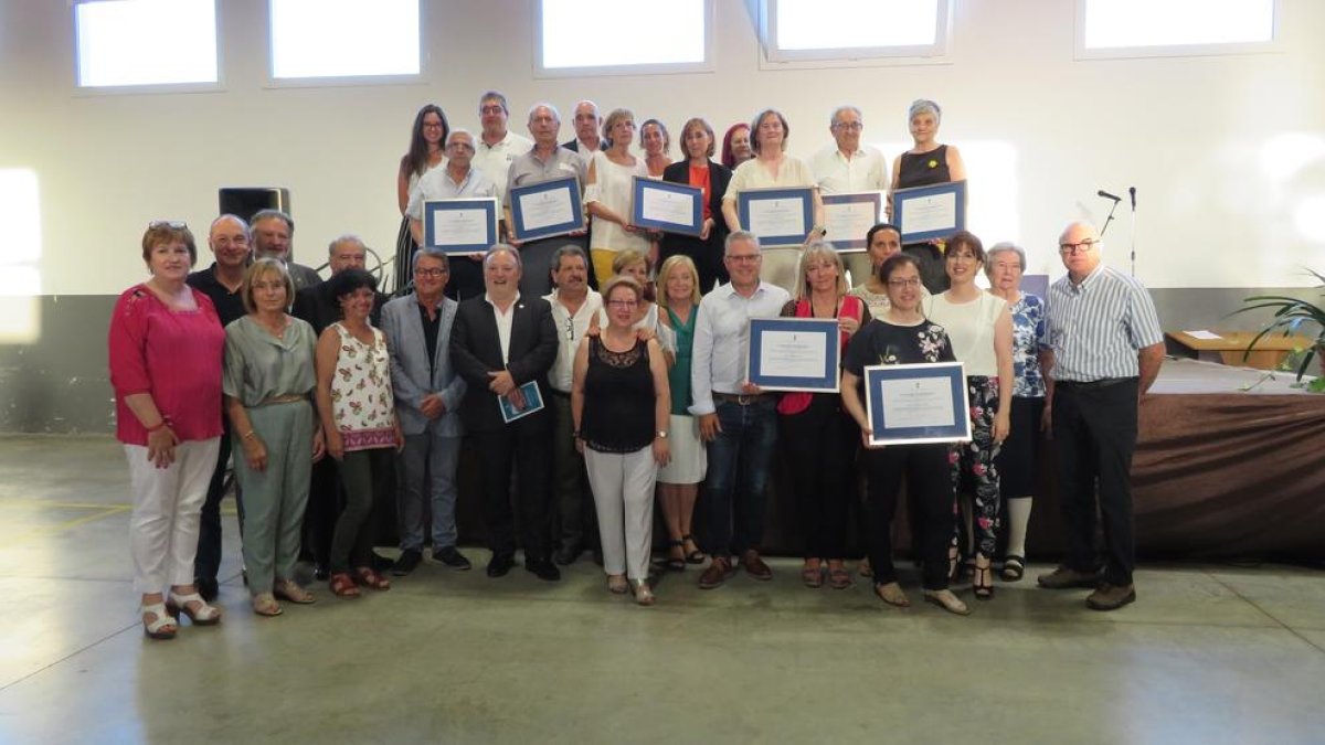 Els distingits del Tarragonès reben el seu guardó en un emotiu acte a Salomó