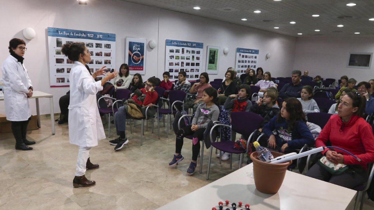 taula periòdica, xerrada, cambrils, setmana de la ciència, Mar Reguero, Anna Maria Masdéu