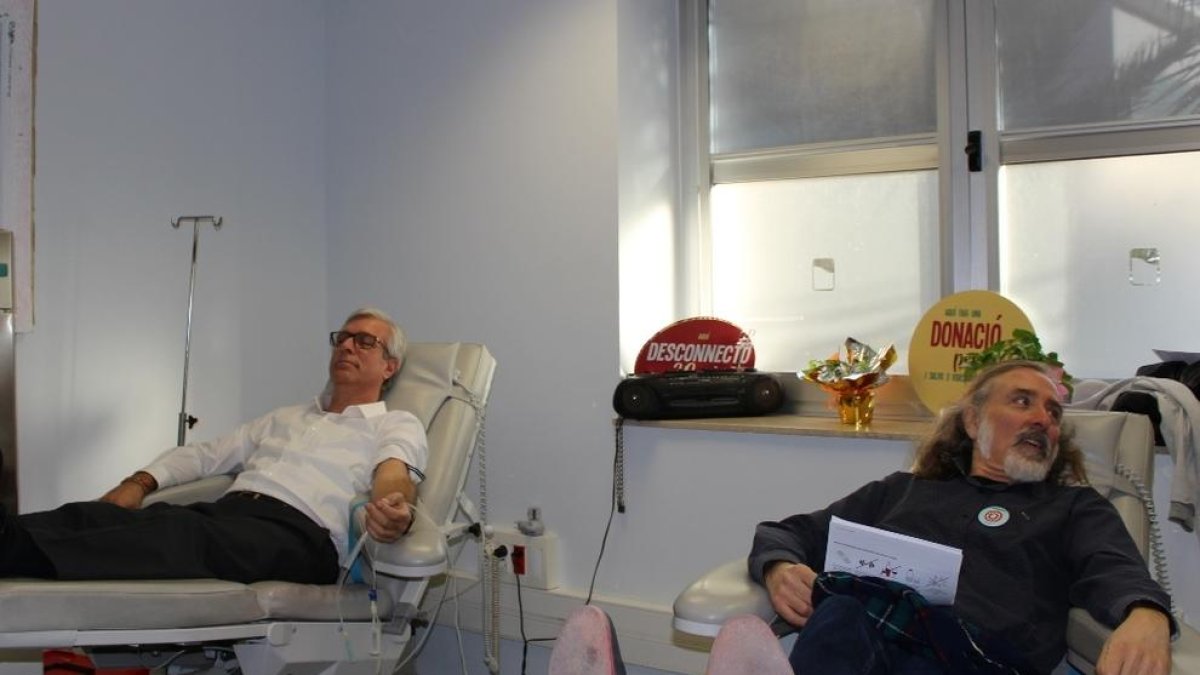 «Em sento bé donant sang, és molt necessari i positiu»