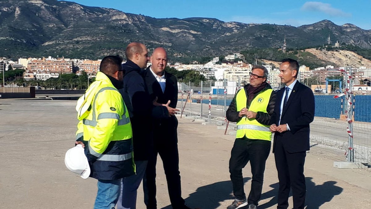 port comercial, moll, Josep Caparrós, magatzem, accessos, serveis, Joan Pere Gómez, reordenació, visita, obres, port, Ports de la Generalitat