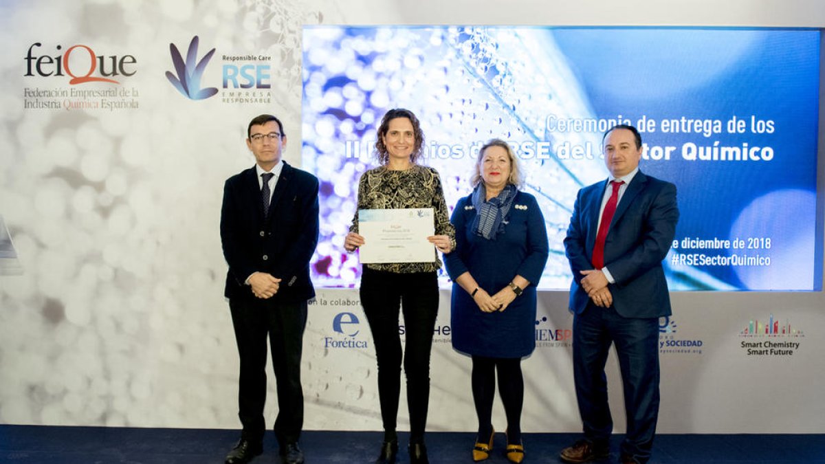 Covestro, galardonada por su eficiencia en la gestión del agua