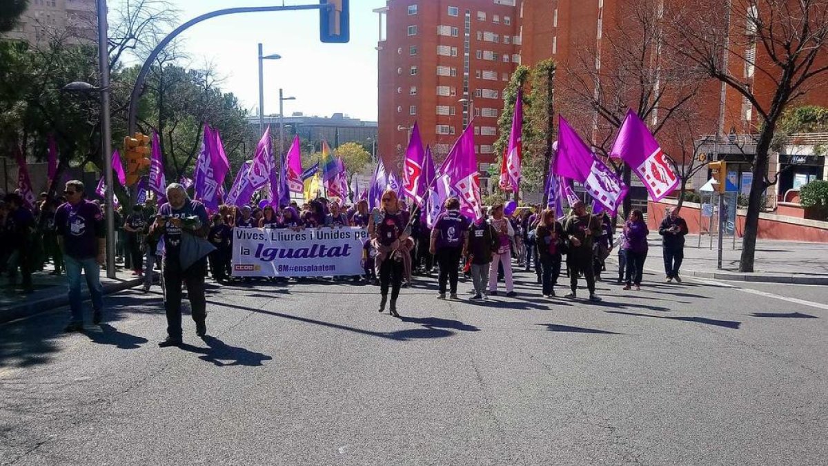 Manifestacions multitudinàries per la vaga feminista al Camp de Tarragona