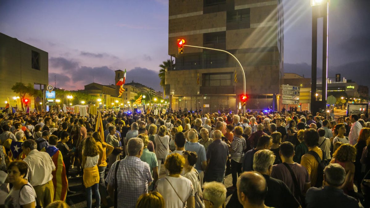 Manifestación en Tarragona para conmemorar el segundo aniversario del 1 de octubre