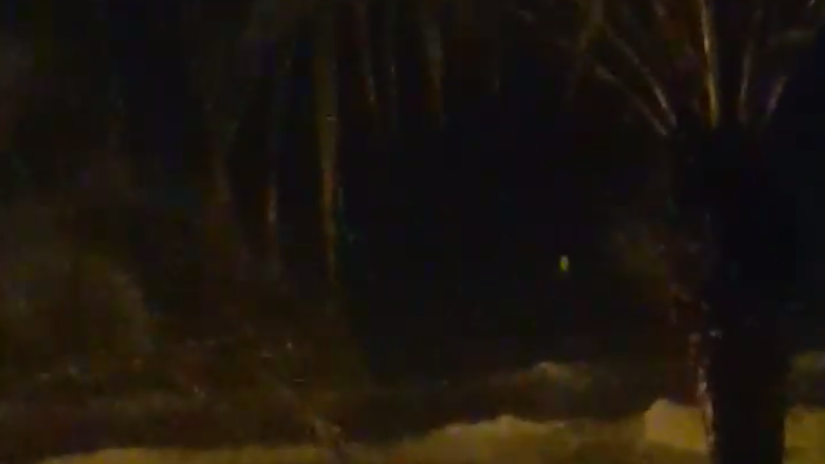 Se inunda el barranco de Barenys en Salou