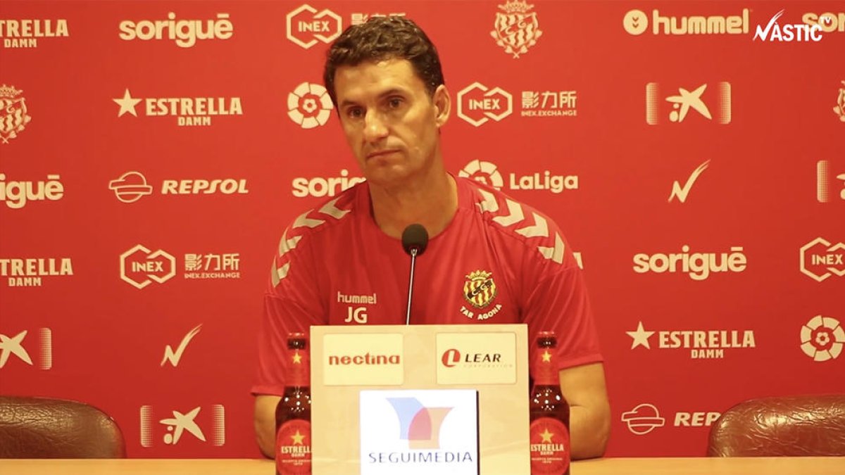 L'entrenador del Nàstic de Tarragona, José Antonio Gordillo.