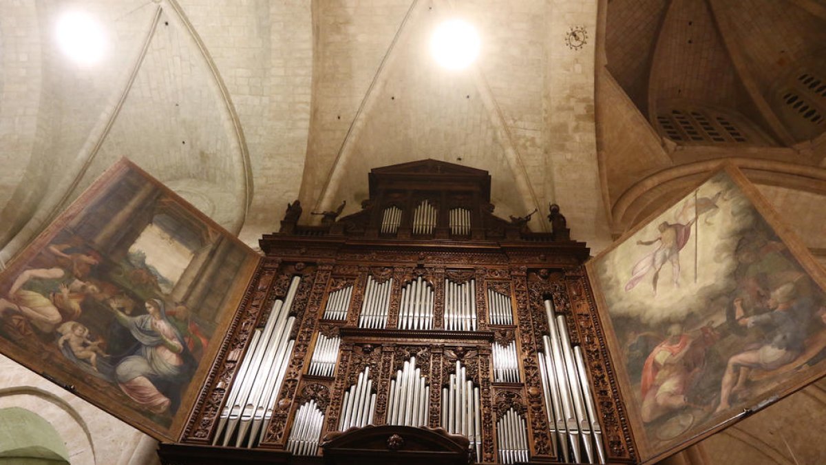 Las puertas del órgano de la Catedral restauradas se inauguran el día 25