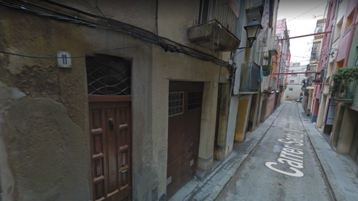 Se hunde parcialmente un inmueble en Valls