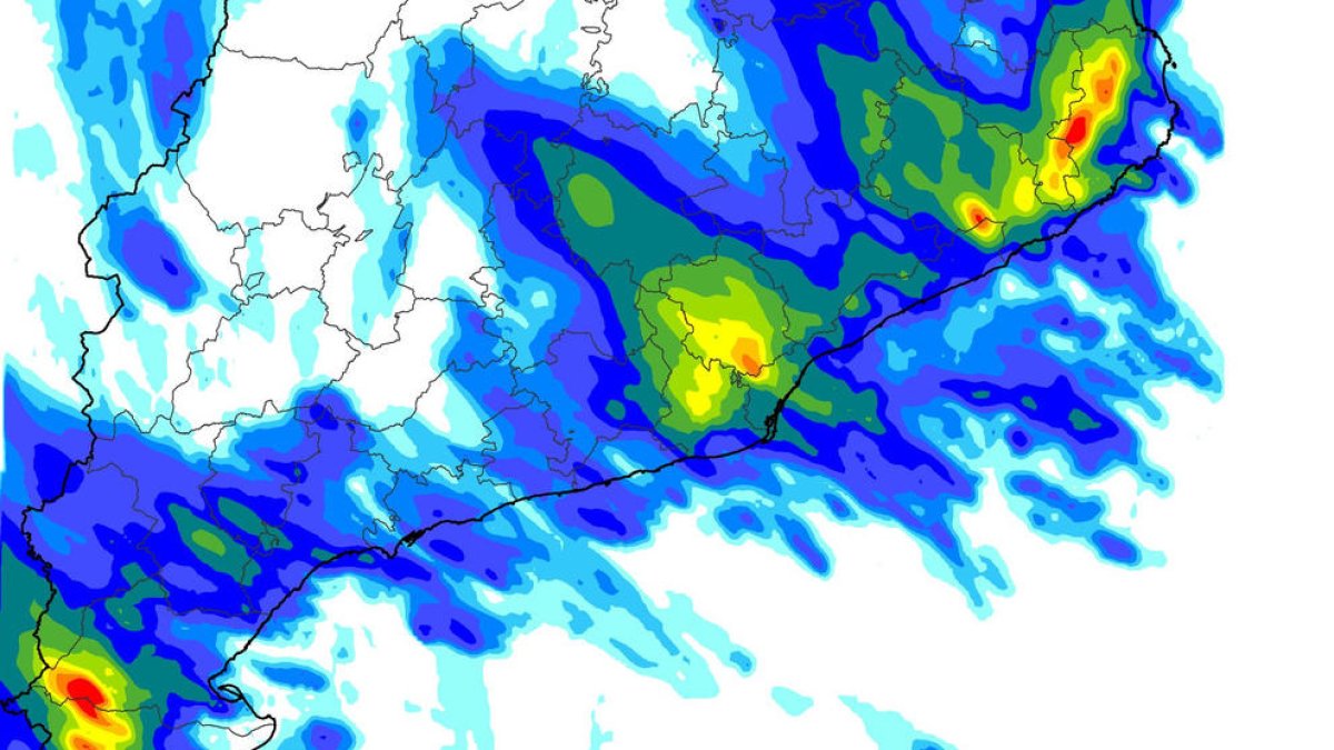 Mas de Barberans, incomunicat després d'acumular més de 130 litres per metre quadrat