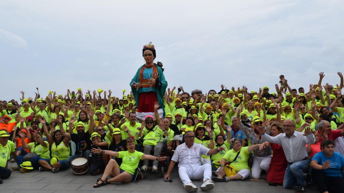 La Frida Kahlo ja passeja per Tarragona