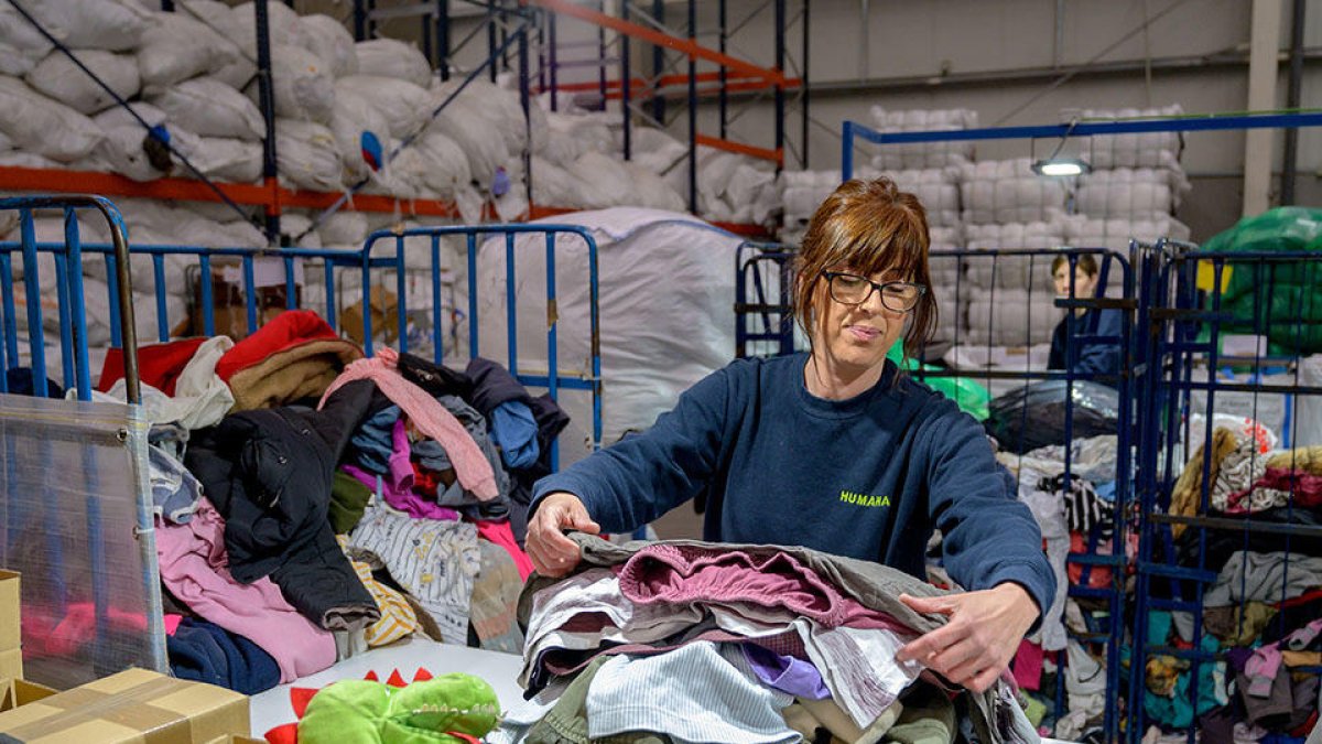 Humana recupera més de 4 tones de textil usat a la Bisbal del Penedès