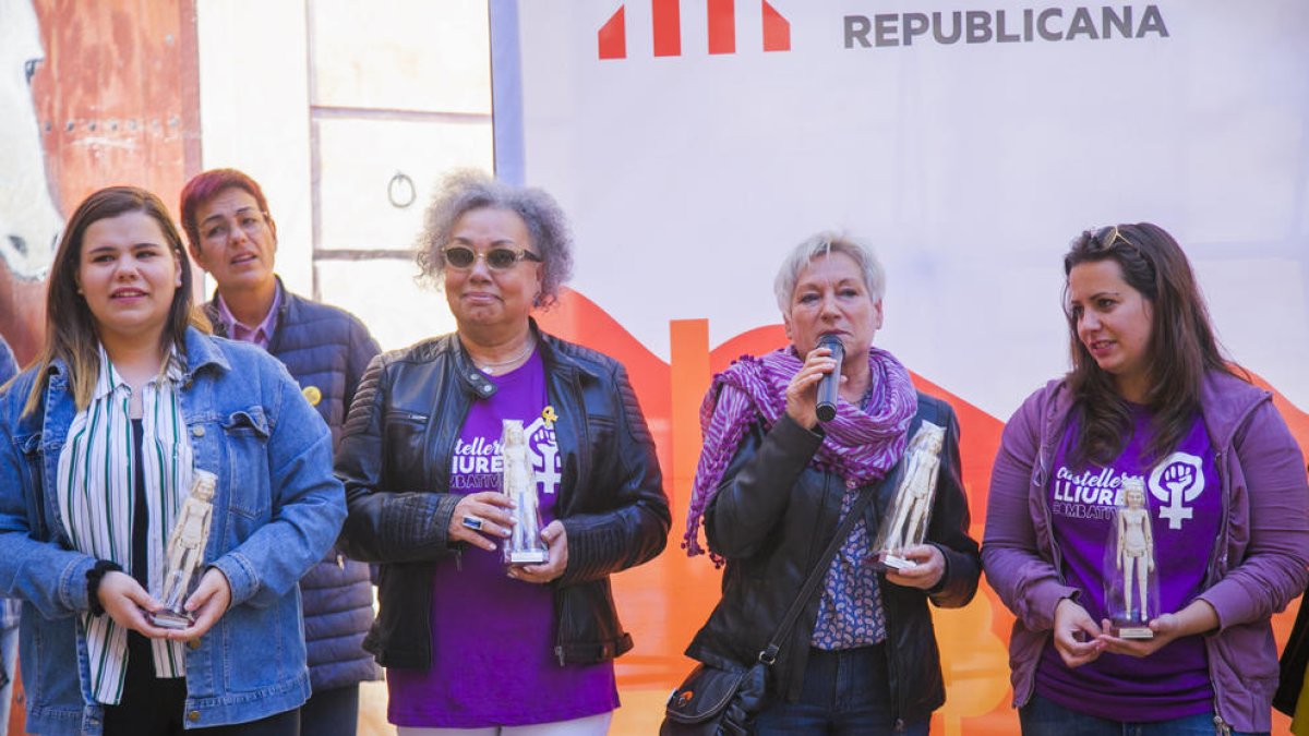 ERC reconeix la dona en l'àmbit casteller en el XIII Premi Montserrat Bertran