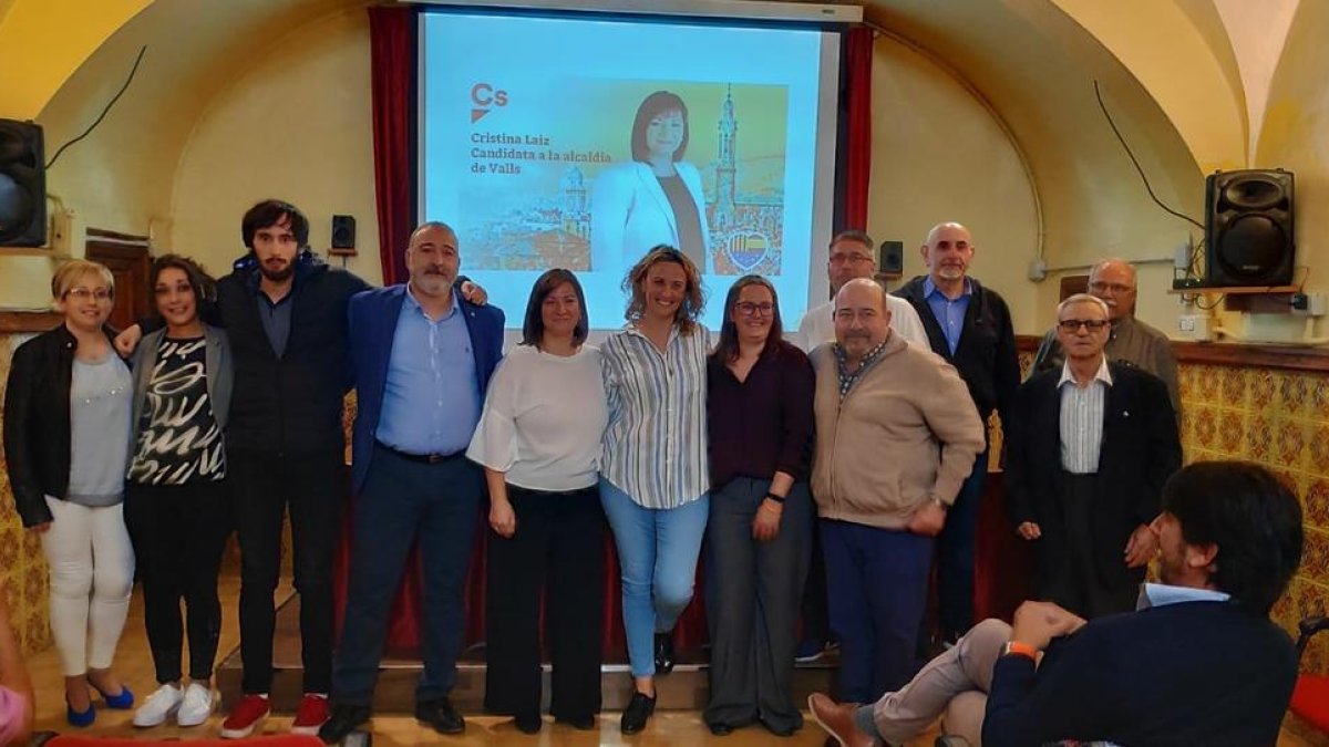 Ciudadanos (Cs) Valls presenta toda la lista para las municipales