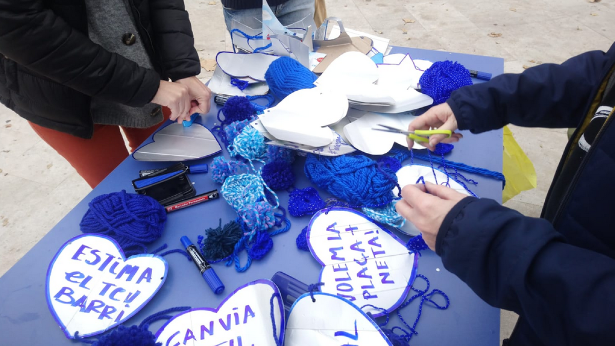 Cors de llana blava a la Part Baixa per «un barri més creatiu i més viu»