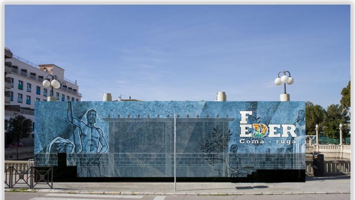 Intervenció d'urgència a l'Estany de Coma-ruga per petits despreniments