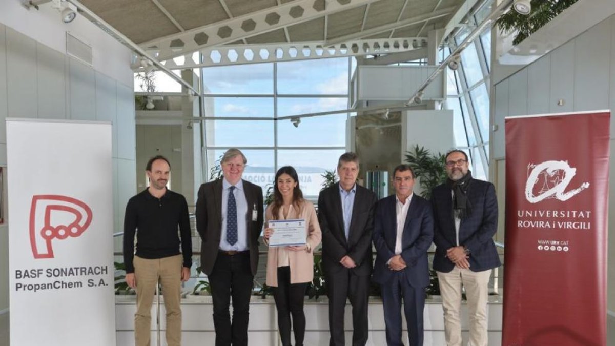 Sadaf Davari guanya el Premi Work Experience de BASF SONATRACH i l'ETSEQ