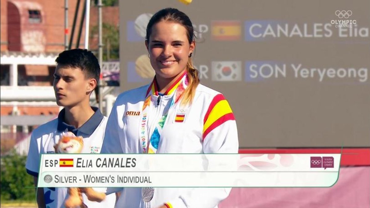 Èlia Canales es fa amb la medalla de plata als Jocs Olímpics de la Joventut
