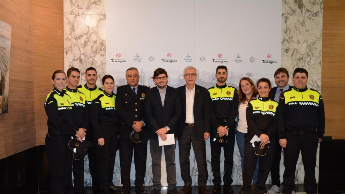 Set nueve agentes se incorporan a la Guardia Urbana de Tarragona