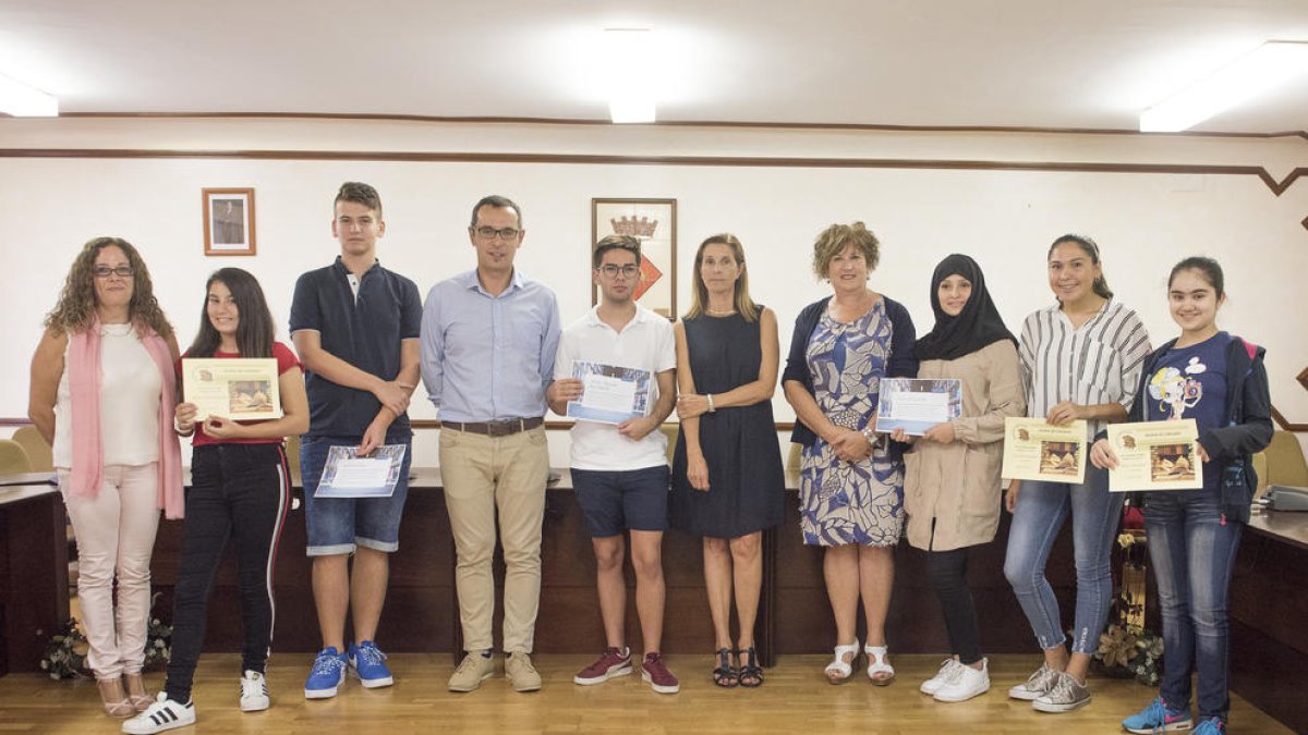 S'entreguen les beques als alumnes amb millors resultats de l'Institut