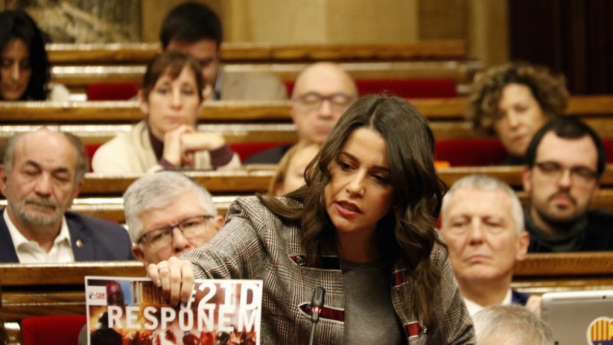 Cs presentarà una querella contra Torra per «emparar» la «violència» que dona per fet que hi haurà el 21-D