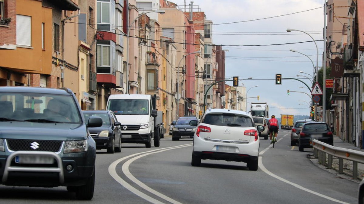 vehicles pesants, desdoblament, desviament, retirada, trànsit, camions, pacte de berà, n-340