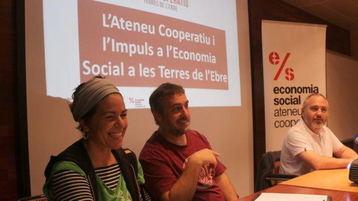 Imagen de la presentación del mapa de entidades de economía social y solidaria en las Terres de l'Ebre.