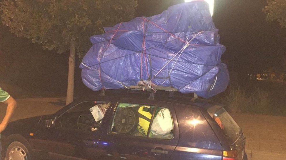 Denunciado por conducir un vehículo con exceso de carga y zigzagueando por la N-340