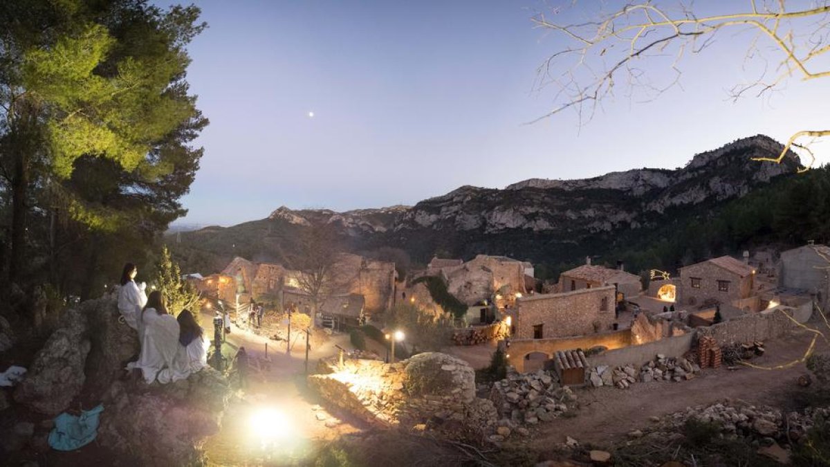Redescobrir un poble abandonat amb el Pessebre dels Estels de Castelló