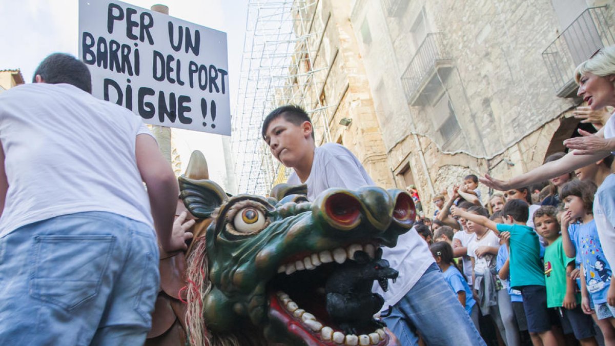 La Parte Baja se llenará de pancartas para reivindicar un «barrio digno»